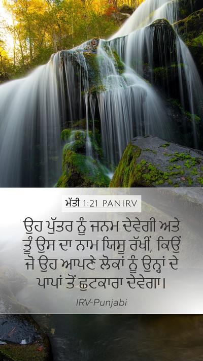 ਮੱਤੀ 1:21 PANIRV Bible Verse Image