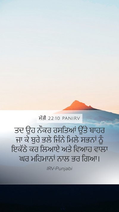 ਮੱਤੀ 22:10 PANIRV Bible Verse Image