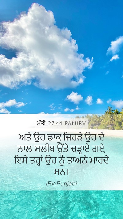 ਮੱਤੀ 27:44 PANIRV Bible Verse Image