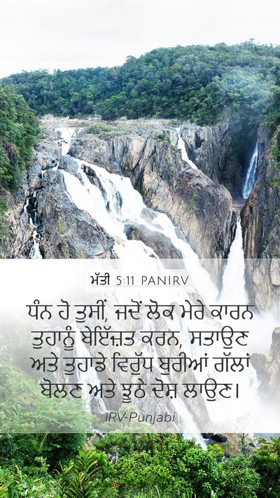 ਮੱਤੀ 5:11 PANIRV Bible Verse Image