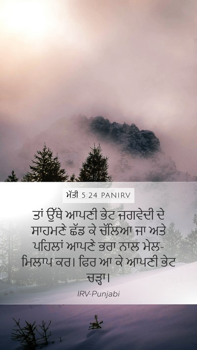 ਮੱਤੀ 5:24 PANIRV Bible Verse Image