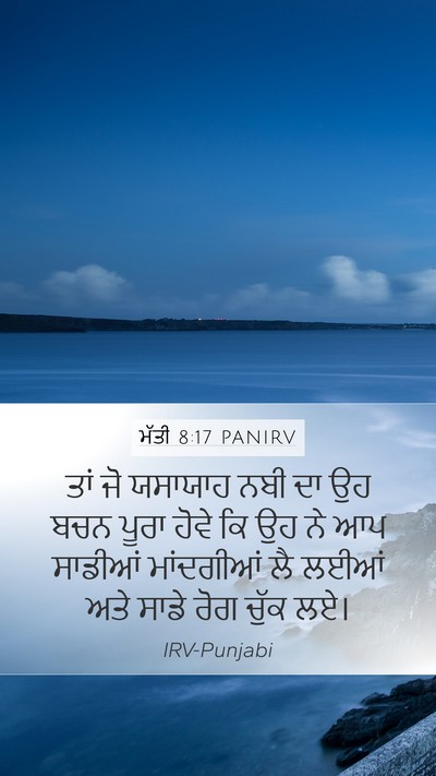ਮੱਤੀ 8:17 PANIRV Bible Verse Image