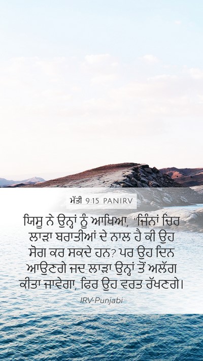 ਮੱਤੀ 9:15 PANIRV Bible Verse Image