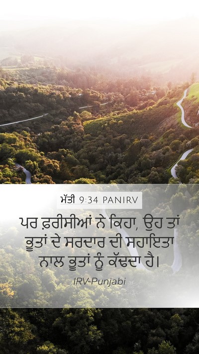 ਮੱਤੀ 9:34 PANIRV Bible Verse Image