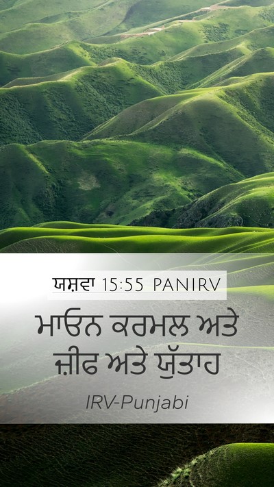 ਯਸ਼ਵਾ 15:55 PANIRV Bible Verse Image
