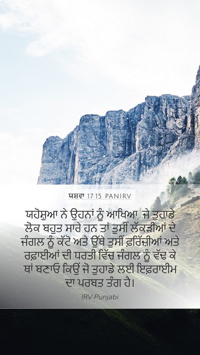 ਯਸ਼ਵਾ 17:15 PANIRV Bible Verse Image