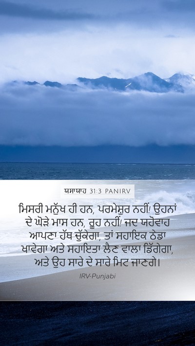 ਯਸਾਯਾਹ 31:3 PANIRV Bible Verse Image