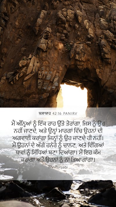 ਯਸਾਯਾਹ 42:16 PANIRV Bible Verse Image
