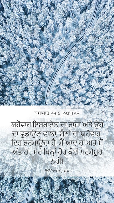ਯਸਾਯਾਹ 44:6 PANIRV Bible Verse Image