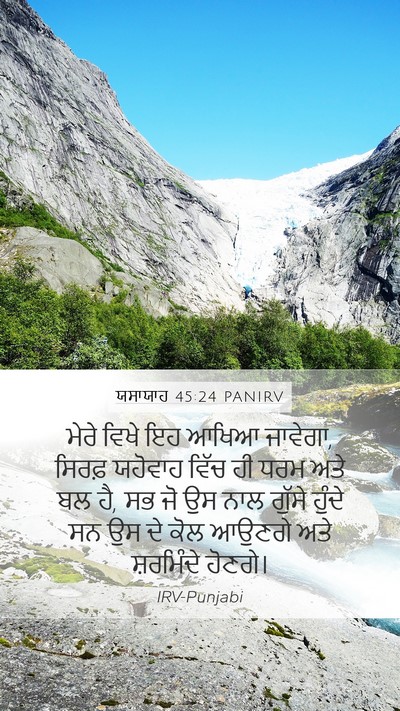 ਯਸਾਯਾਹ 45:24 PANIRV Bible Verse Image