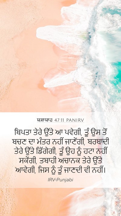 ਯਸਾਯਾਹ 47:11 PANIRV Bible Verse Image