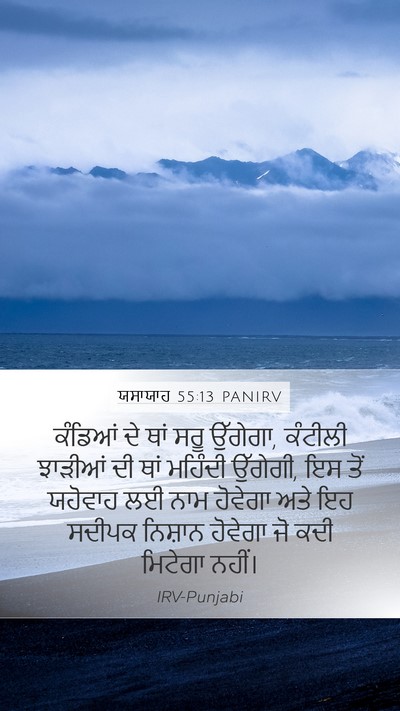 ਯਸਾਯਾਹ 55:13 PANIRV Bible Verse Image