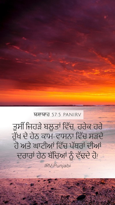 ਯਸਾਯਾਹ 57:5 PANIRV Bible Verse Image