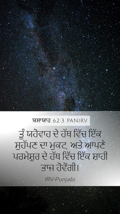 ਯਸਾਯਾਹ 62:3 PANIRV Bible Verse Image