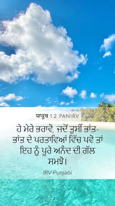 ਯਾਕੂਬ 1:2 PANIRV Bible Verse Image