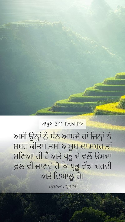 ਯਾਕੂਬ 5:11 PANIRV Bible Verse Image