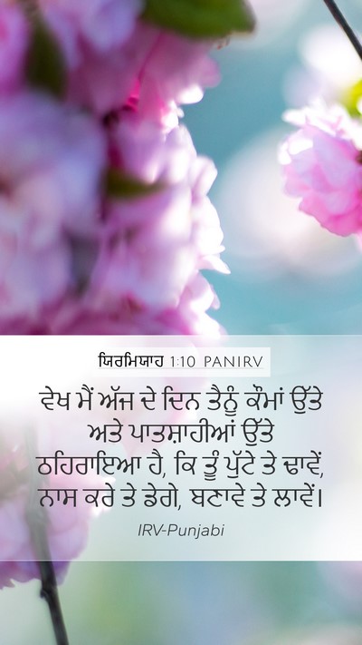 ਯਿਰਮਿਯਾਹ 1:10 PANIRV Bible Verse Image