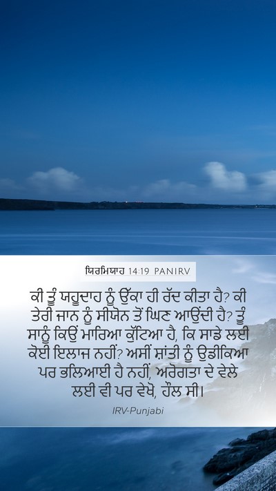 ਯਿਰਮਿਯਾਹ 14:19 PANIRV Bible Verse Image
