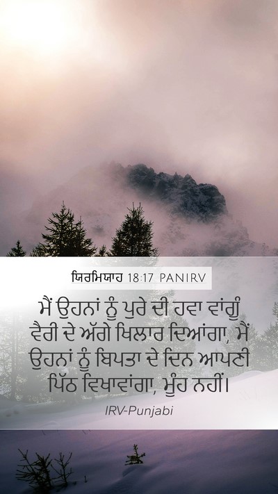 ਯਿਰਮਿਯਾਹ 18:17 PANIRV Bible Verse Image