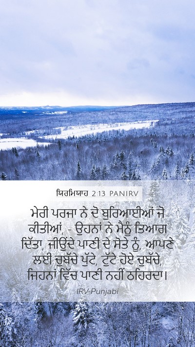 ਯਿਰਮਿਯਾਹ 2:13 PANIRV Bible Verse Image