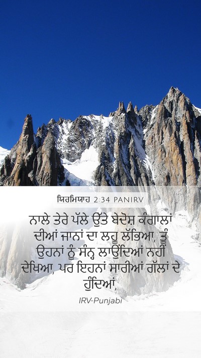ਯਿਰਮਿਯਾਹ 2:34 PANIRV Bible Verse Image