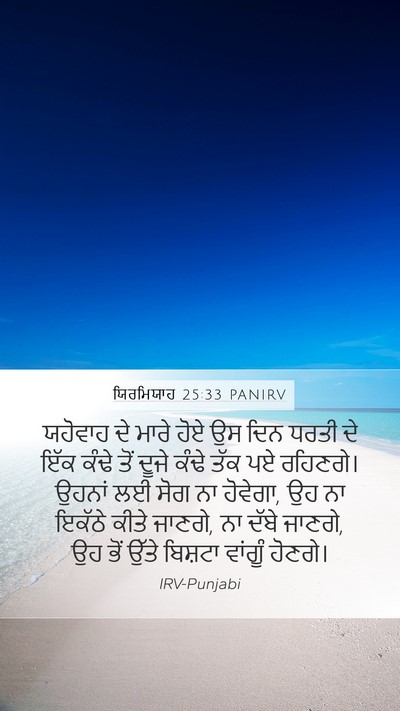 ਯਿਰਮਿਯਾਹ 25:33 PANIRV Bible Verse Image