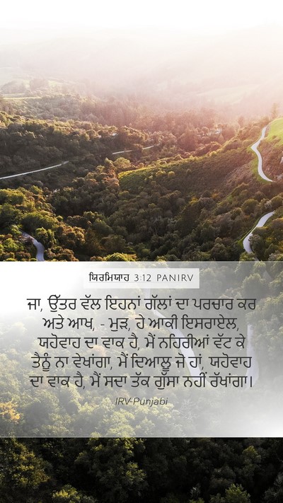 ਯਿਰਮਿਯਾਹ 3:12 PANIRV Bible Verse Image
