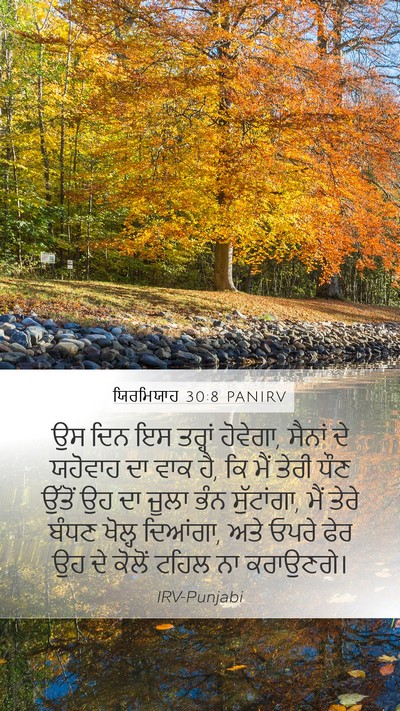 ਯਿਰਮਿਯਾਹ 30:8 PANIRV Bible Verse Image