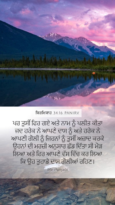 ਯਿਰਮਿਯਾਹ 34:16 PANIRV Bible Verse Image