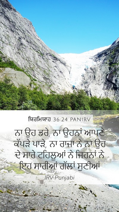 ਯਿਰਮਿਯਾਹ 36:24 PANIRV Bible Verse Image