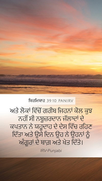 ਯਿਰਮਿਯਾਹ 39:10 PANIRV Bible Verse Image