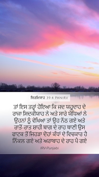 ਯਿਰਮਿਯਾਹ 39:4 PANIRV Bible Verse Image
