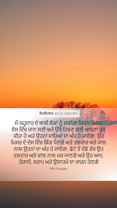 ਯਿਰਮਿਯਾਹ 44:12 PANIRV Bible Verse Image