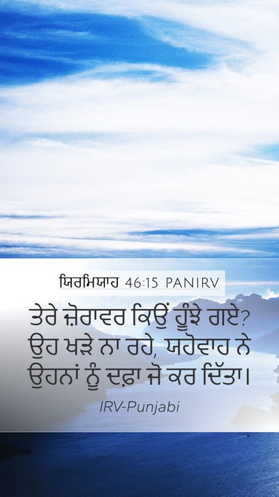 ਯਿਰਮਿਯਾਹ 46:15 PANIRV Bible Verse Image