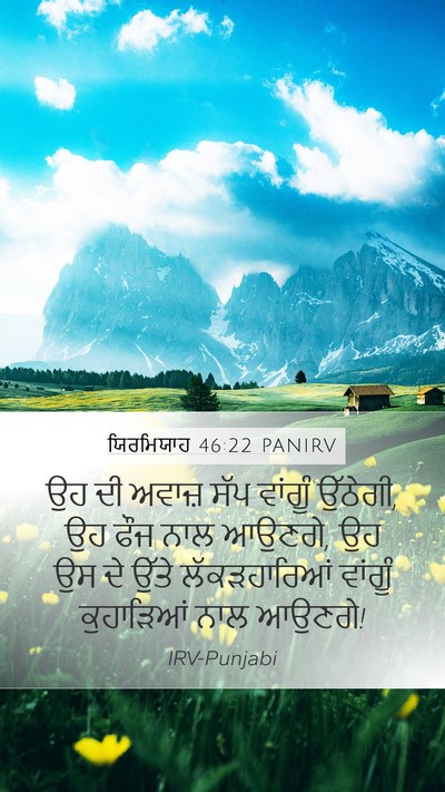 ਯਿਰਮਿਯਾਹ 46:22 PANIRV Bible Verse Image