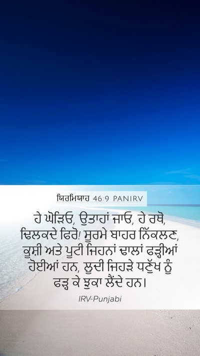 ਯਿਰਮਿਯਾਹ 46:9 PANIRV Bible Verse Image