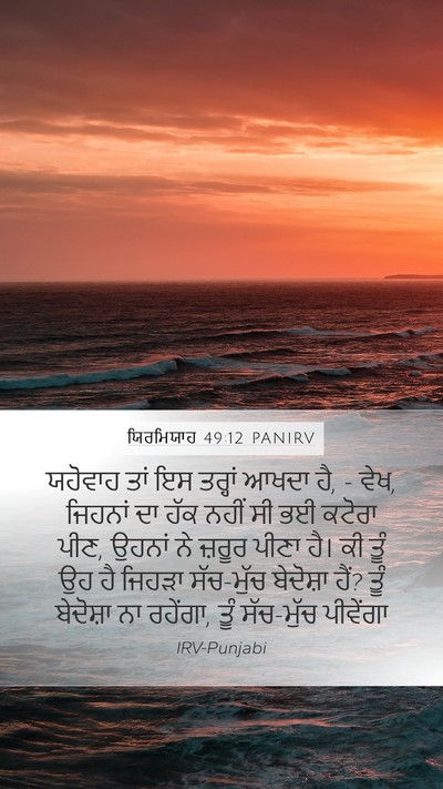 ਯਿਰਮਿਯਾਹ 49:12 PANIRV Bible Verse Image