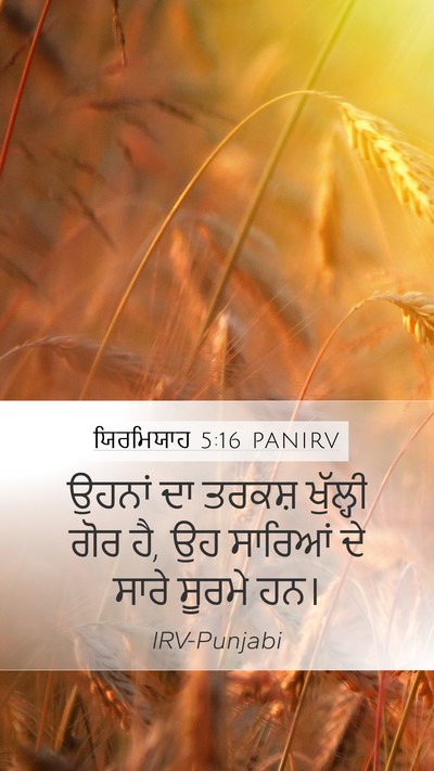 ਯਿਰਮਿਯਾਹ 5:16 PANIRV Bible Verse Image