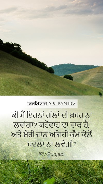 ਯਿਰਮਿਯਾਹ 5:9 PANIRV Bible Verse Image