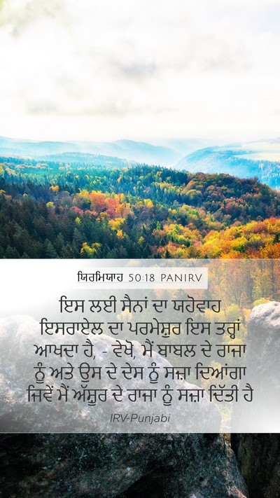 ਯਿਰਮਿਯਾਹ 50:18 PANIRV Bible Verse Image