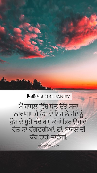 ਯਿਰਮਿਯਾਹ 51:44 PANIRV Bible Verse Image
