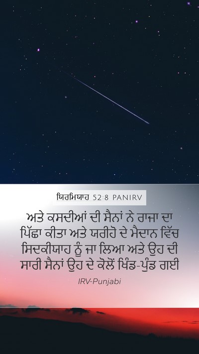 ਯਿਰਮਿਯਾਹ 52:8 PANIRV Bible Verse Image