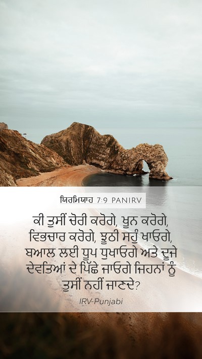 ਯਿਰਮਿਯਾਹ 7:9 PANIRV Bible Verse Image