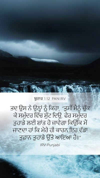 ਯੂਨਾਹ 1:12 PANIRV Bible Verse Image