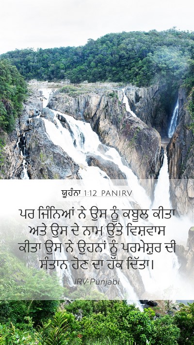 ਯੂਹੰਨਾ 1:12 PANIRV Bible Verse Image