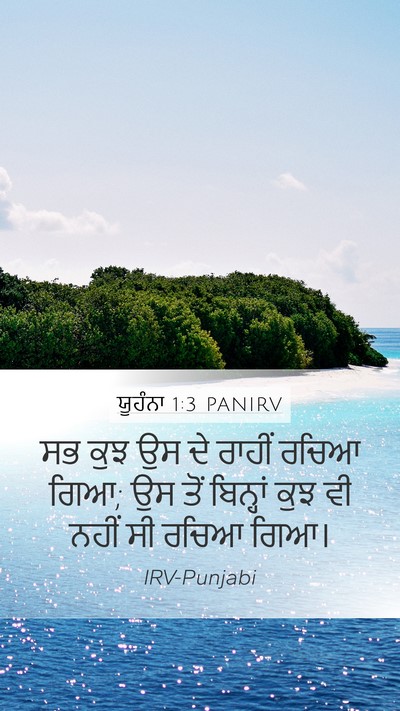 ਯੂਹੰਨਾ 1:3 PANIRV Bible Verse Image
