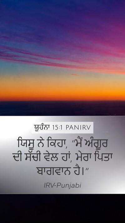 ਯੂਹੰਨਾ 15:1 PANIRV Bible Verse Image