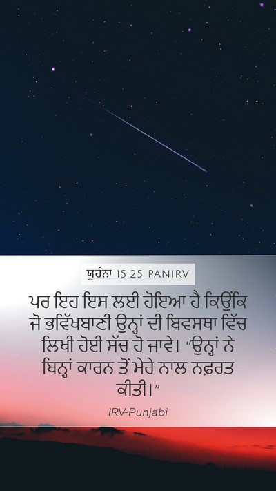 ਯੂਹੰਨਾ 15:25 PANIRV Bible Verse Image
