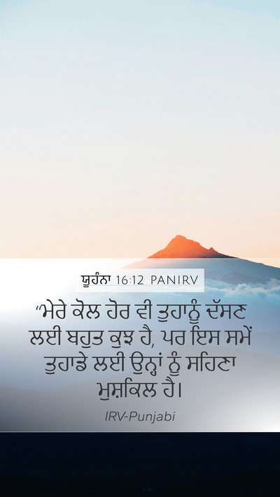 ਯੂਹੰਨਾ 16:12 PANIRV Bible Verse Image