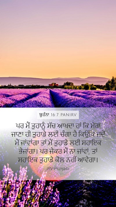 ਯੂਹੰਨਾ 16:7 PANIRV Bible Verse Image